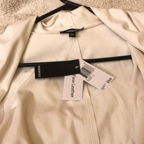 Faux leather cardigan - Picture 5 of 5